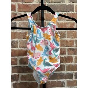 Toddler 2-3Y Pink Dinosaur Swimsuit Girls Dinosaur Swimming Gear, Quick Ship!!